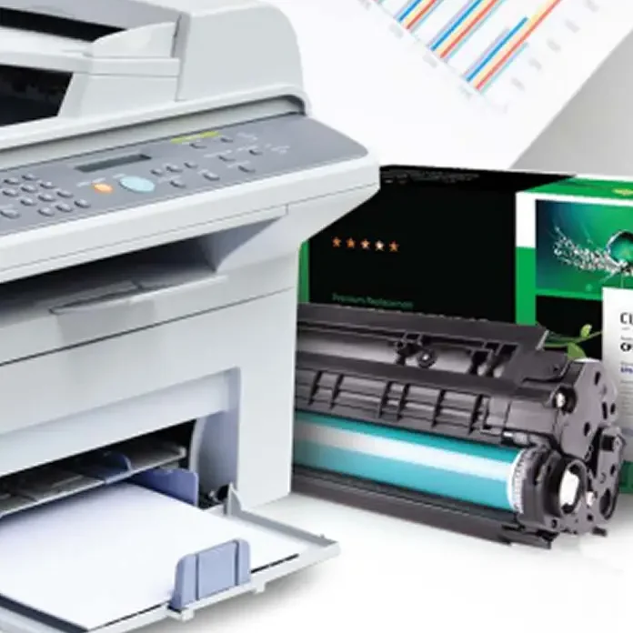 toner-and-ink-with-printer